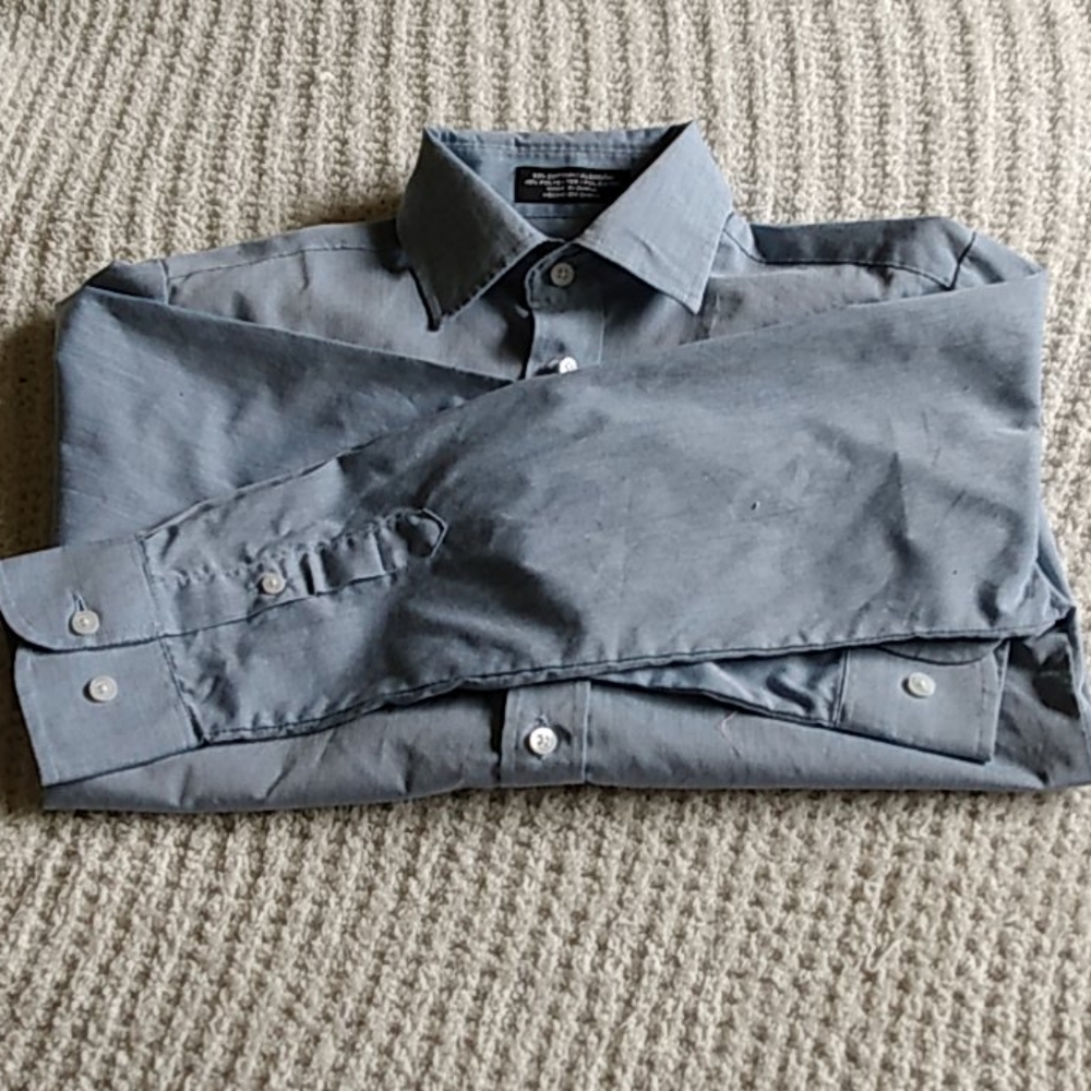 Blue Button down